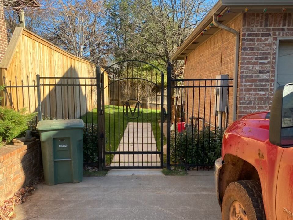 Iron Gates Wood Gates Custom Gates Edmond Oklahoma